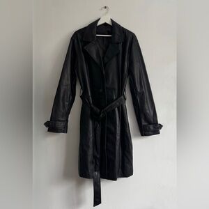 Zara Man Faux Leather Coat